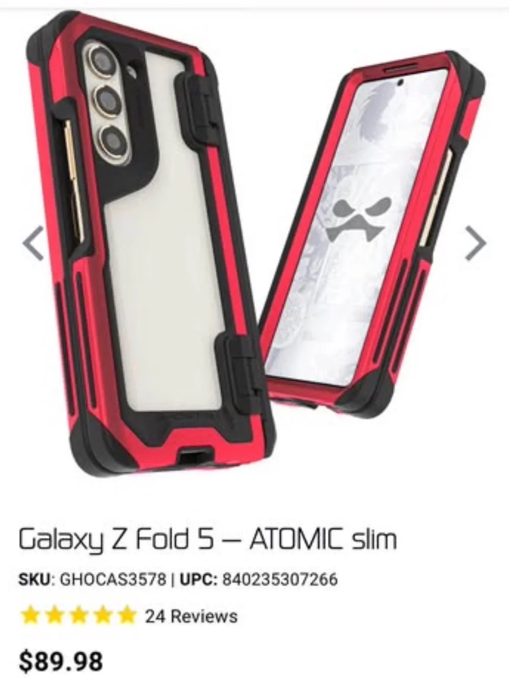 Atomic Slim Ghostek Case for Samsung Z Fold 5